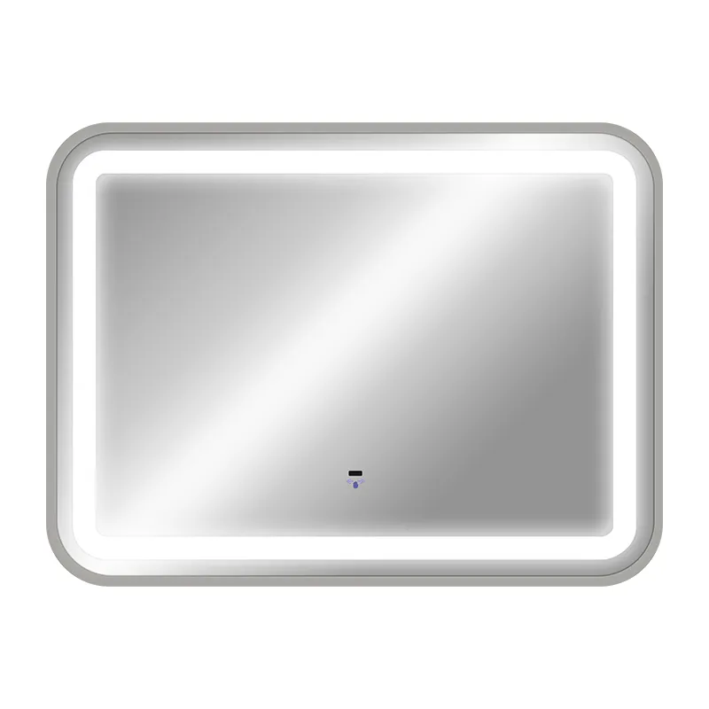 SIMEX MIRROR AVERY MSN0824-LED-1025 SILVER IRON FRAME 24W LED WITH FRAME HORIZONTAL